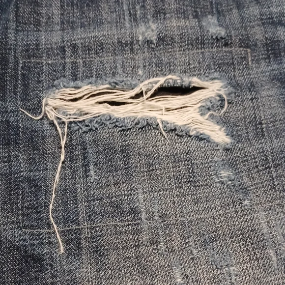 American Eagle men's jeans 29x32 factory distressed slim straight 100% cotton - Picture 7 of 7